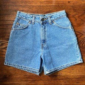 Vintage Orange Tab Levi’s Denim Shorts